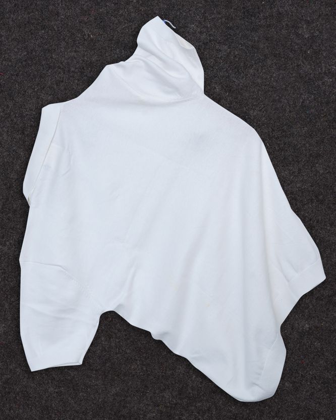 MITHOODI Men White Organic Cotton T-Shirt - Image 3