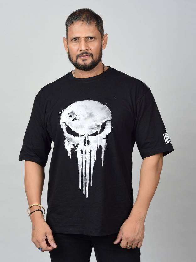Edyssa Graphic Print, Typography Men Round Neck Black T-Shirt