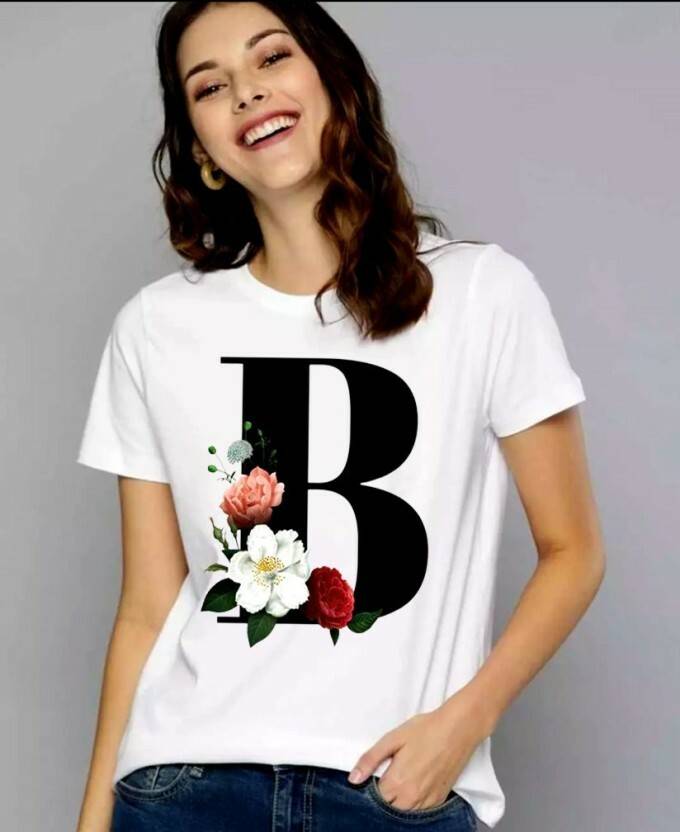 INDIAN EAGLE Women Graphic Print Round Neck Cotton Blend White T-Shirt