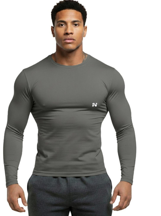 New Balance Men T-Shirt & Women's Polyester Blend Skinny Fit Tights