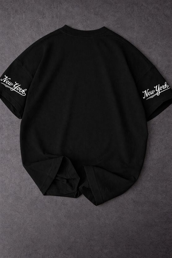Mexmy 3-Pack Men Black Polycotton T-Shirts Pack of 3 - Image 4