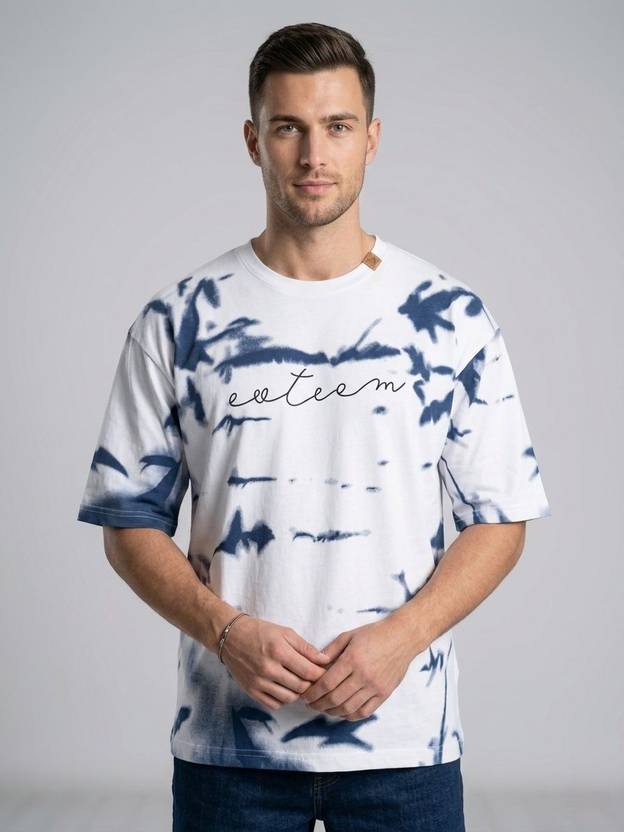 Vastraandco Printed Men Round Neck Multicolor T-Shirt