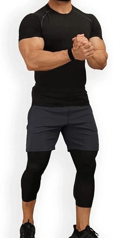 HouseOfCommon Men Black Nylon T-Shirt - Image 4