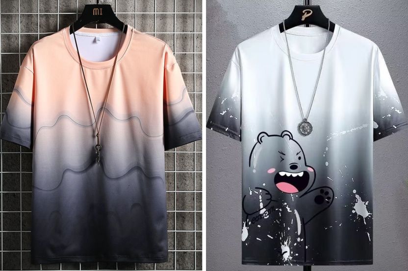 COTTONIMPERIAL 2 Pack Men Beige Round Neck Polyester Pack of 2 - Image 1
