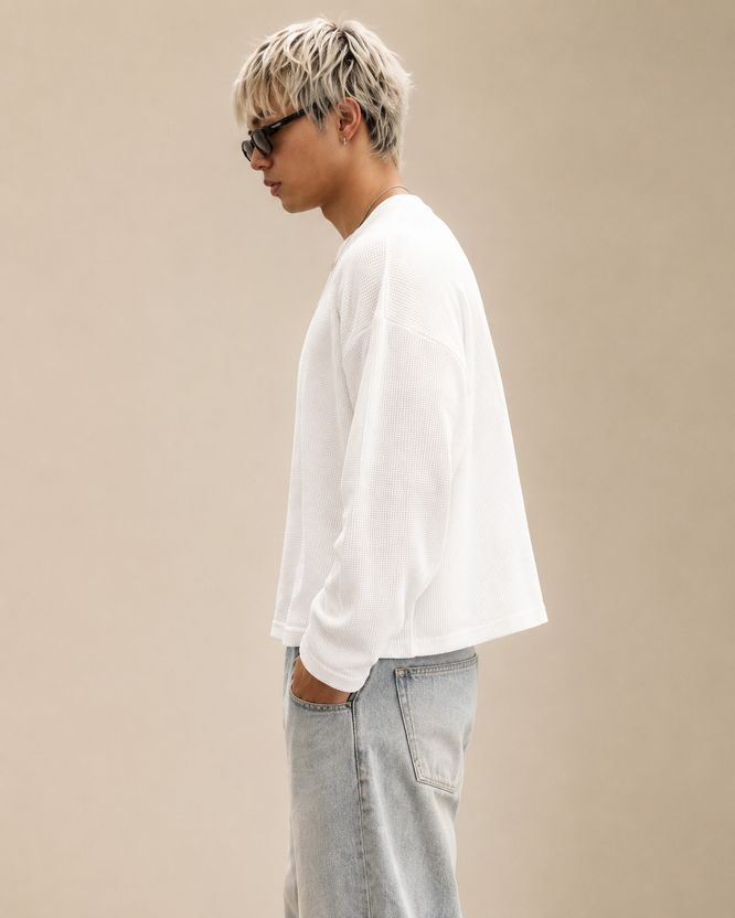 NOXEN Men Pure Cotton White T-Shirt - Image 3