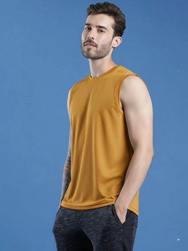 Jangoboy Men White Polyester T-Shirt - Image 9