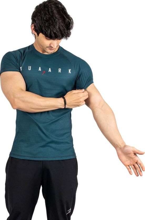 FuaarK Typography Men Dark Green T-Shirt - Image 5