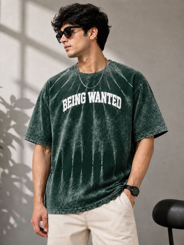 Being Wanted Men Black Cotton T-Shirt - Image 6