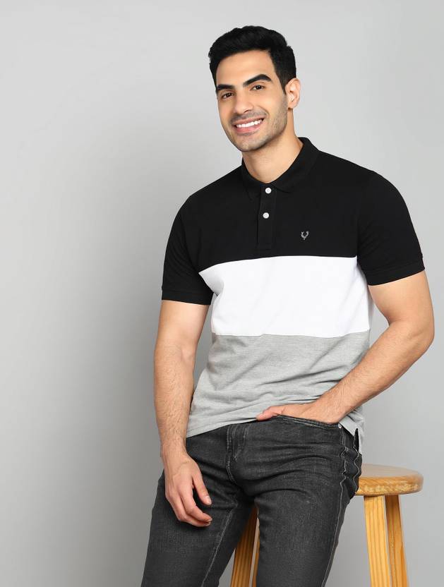 Allen Solly Solid Cotton Polo T-Shirt
