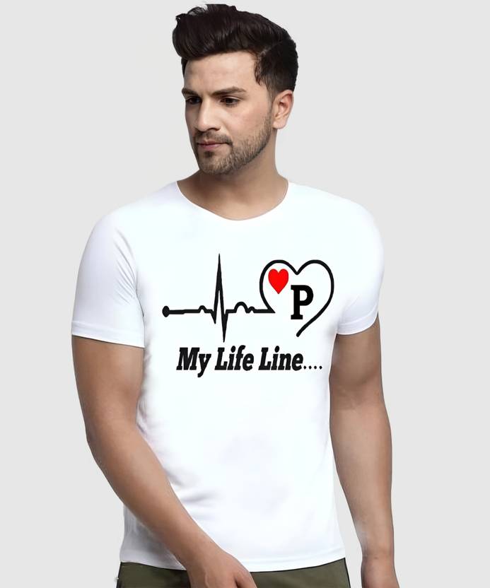 baquax Printed Men Round Neck White T-Shirt