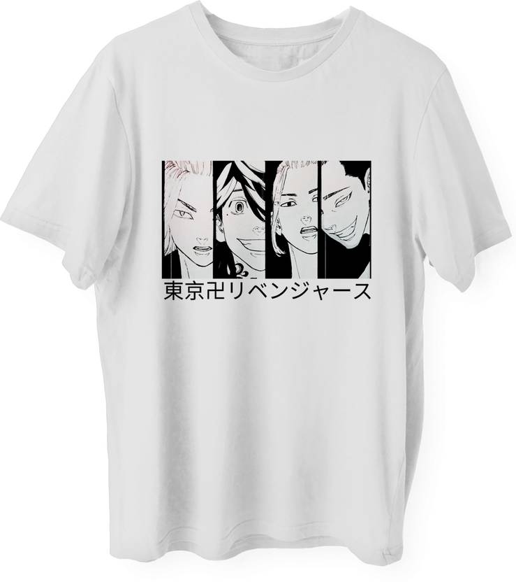 BBZASH TREND Men Printed, Typography Round Neck Polyester Black T-Shirt