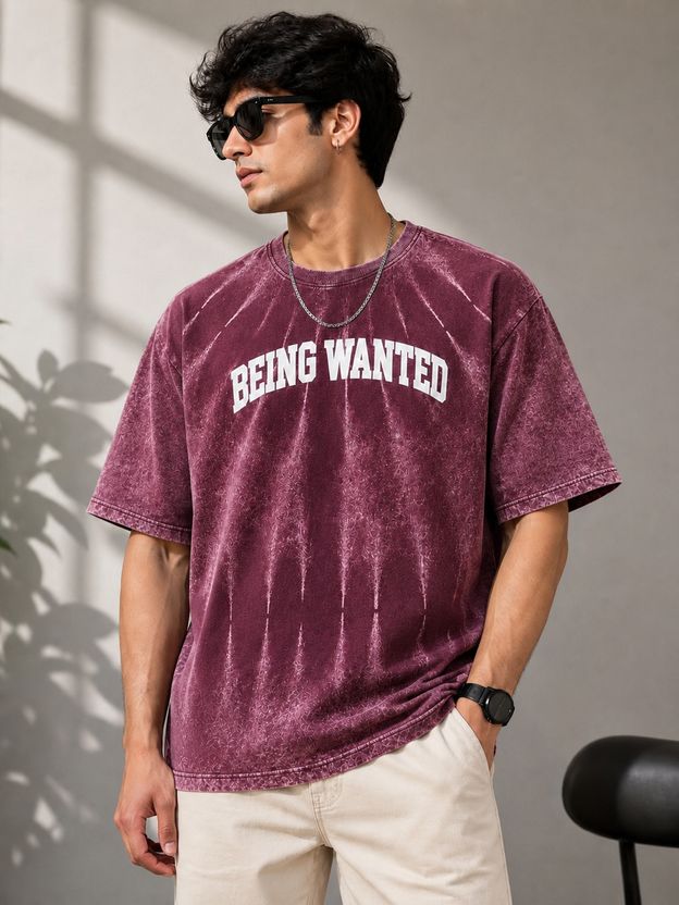 Being Wanted Men Black Cotton T-Shirt - Image 7