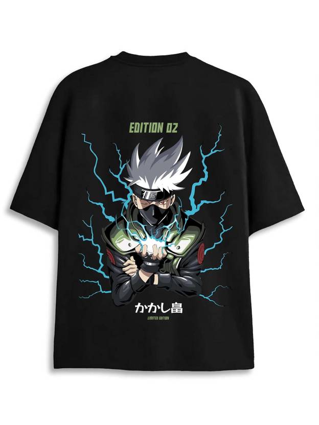 ZEN1FASHION Men Printed Round Neck Pure Cotton Black T-Shirt