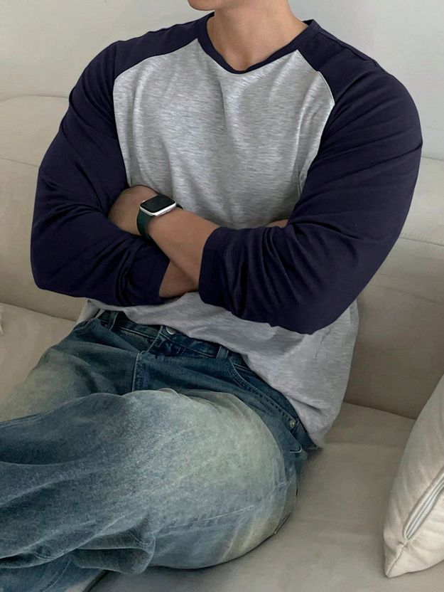 The Modern Soul Men Blue Round Neck T-Shirt - Image 2