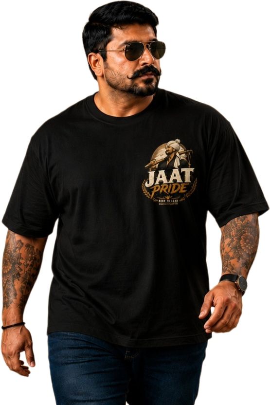 Triiyug Men Black Cotton T-Shirt - Image 10