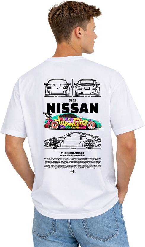 BELTLY Printed Men Round Neck White T-Shirt