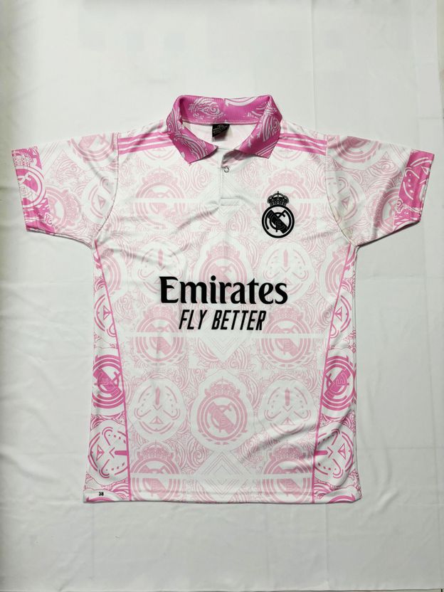 robiya Men Pink Mandarin Collar T-Shirt - Image 1