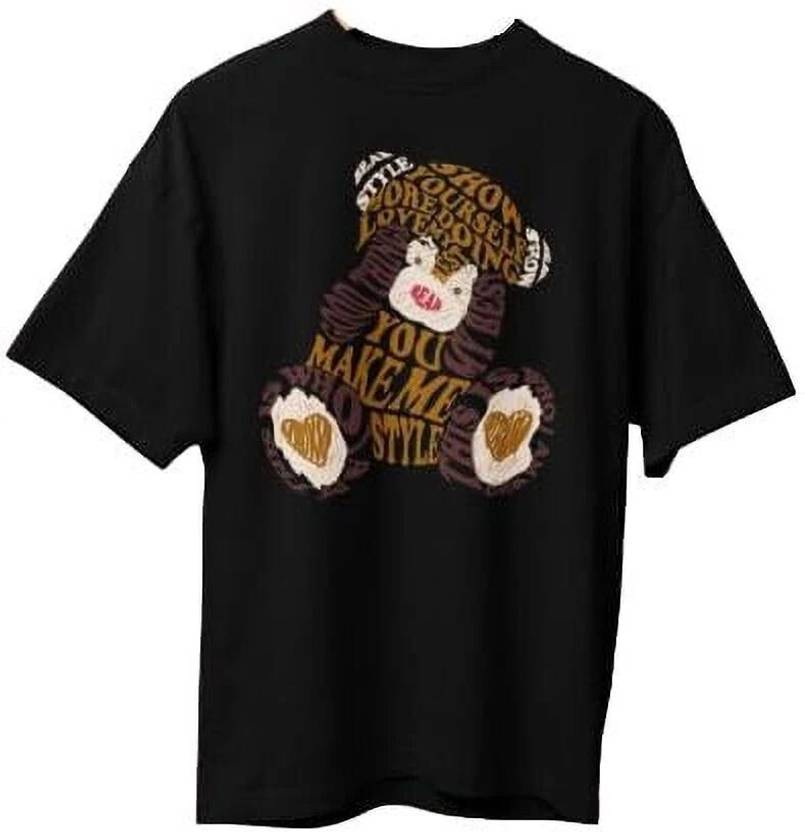 Edyssa Solid Men Round Neck Black T-Shirt