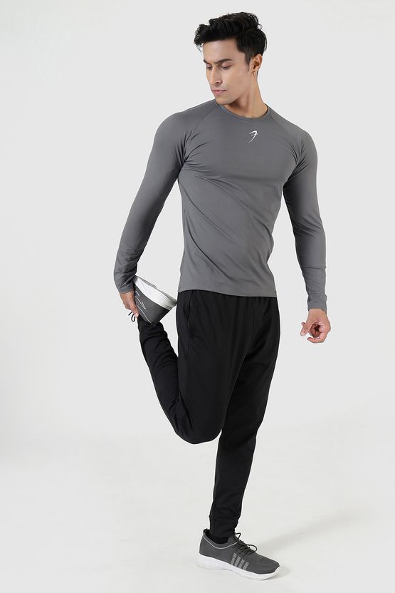 FuaarK Men Grey Crew Neck T-Shirt - Image 5