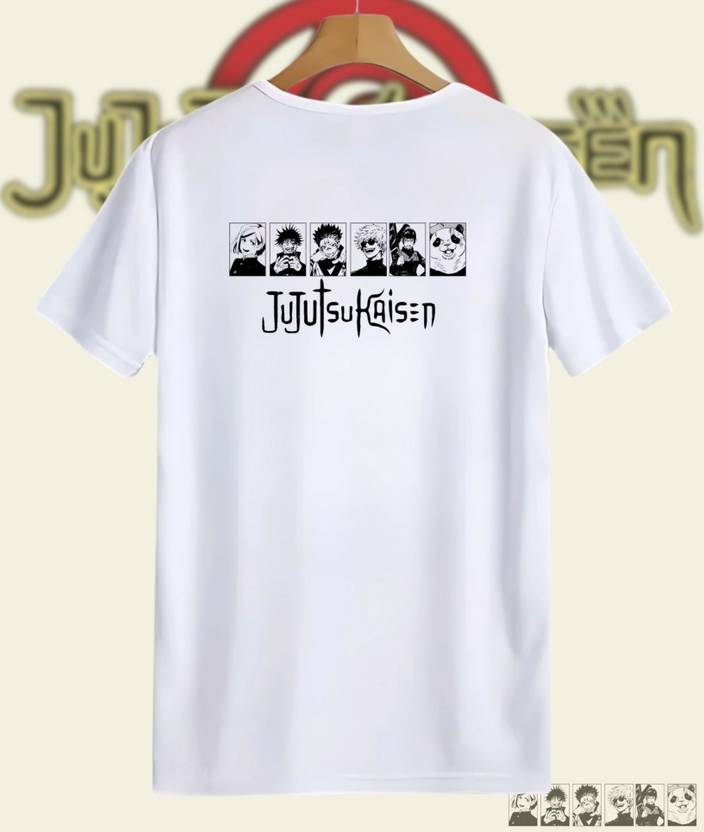 Vibrant Men Printed Round Neck Polyester White T-Shirt