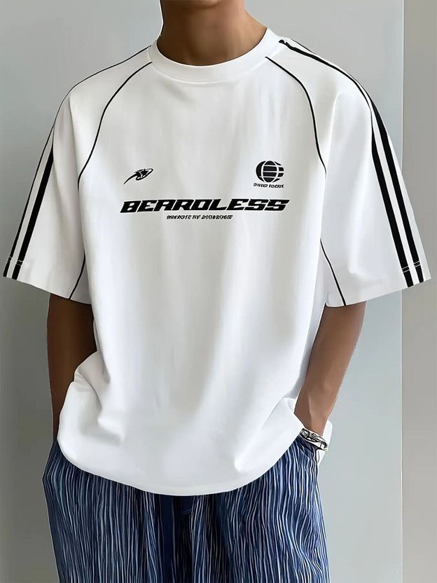 Else & What Men Black Polycotton T-Shirt - Image 6