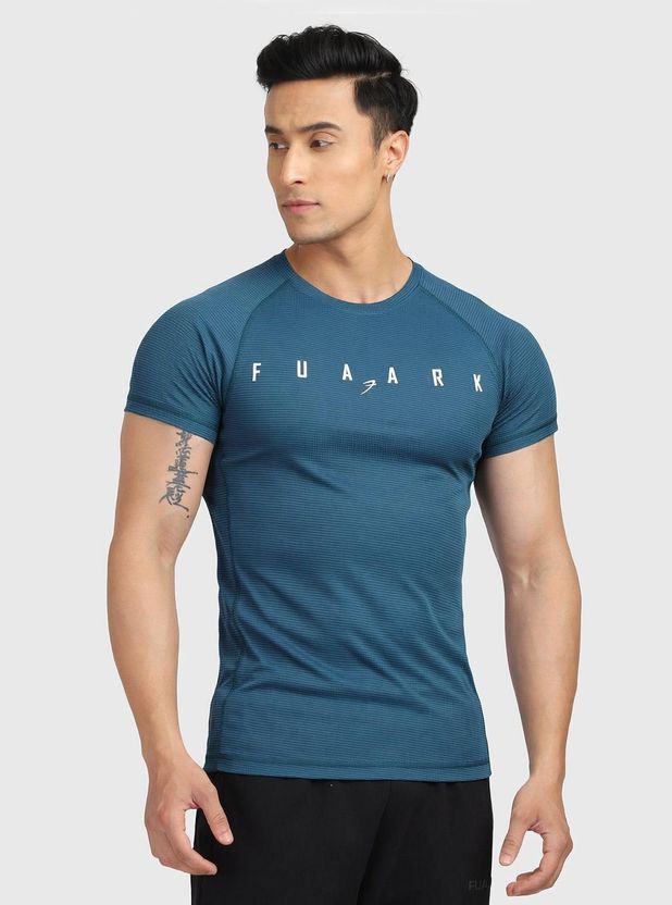 FuaarK Typography Men Dark Green T-Shirt - Image 9