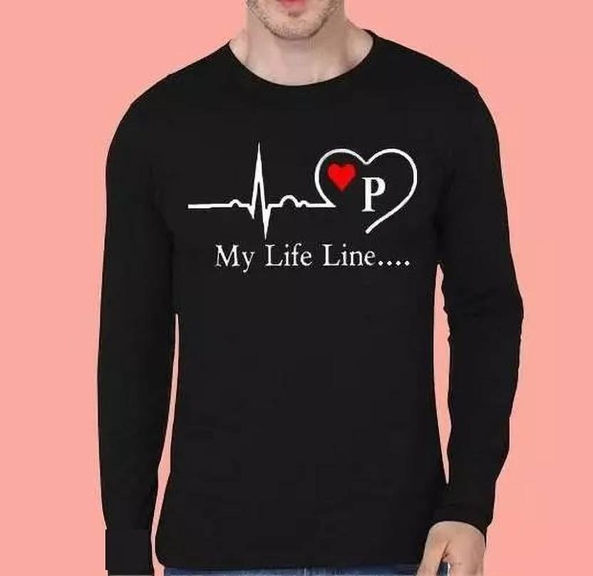 ApheFashion Printed Men Round Neck Black T-Shirt