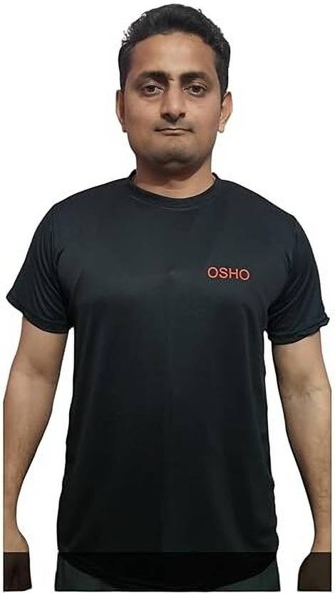 Avneel - a comfortable uniform Printed Men Round Neck Black T-Shirt