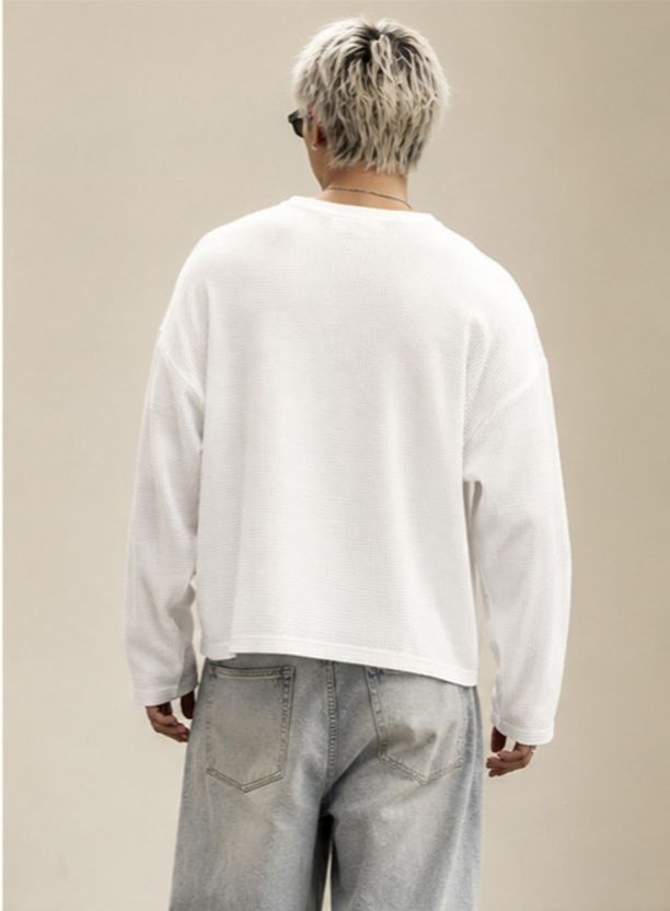 NOXEN Men Pure Cotton White T-Shirt - Image 2