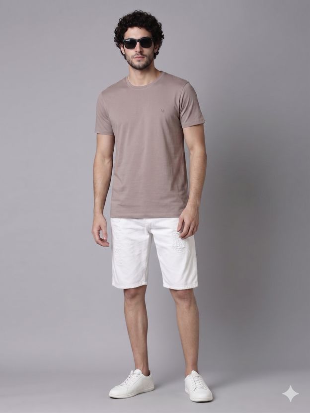 KAEZRI Men Black Cotton T-Shirt - Image 10