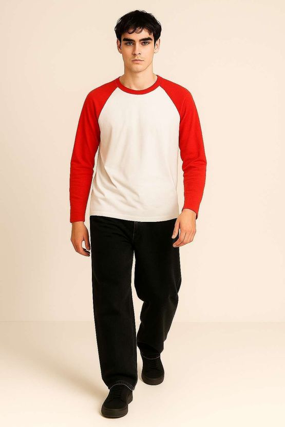 EraandEdge Men White Cotton Blend T-Shirt - Image 4