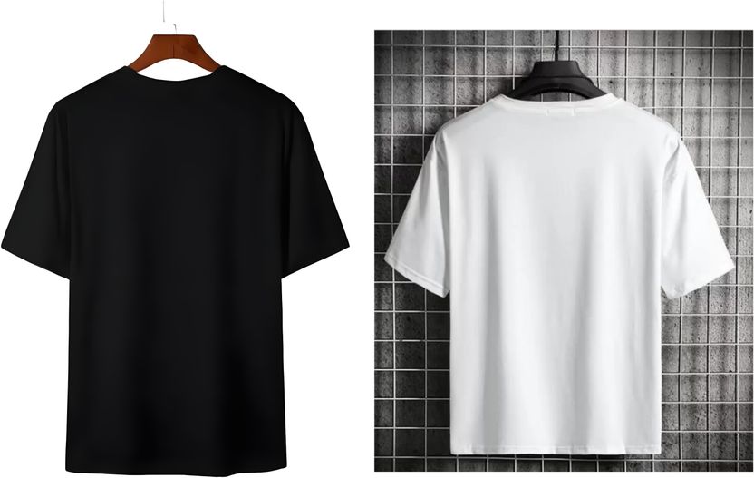 पचिरीसु Men's Multicolored Printed Round Neck T-Shirt - Image 2