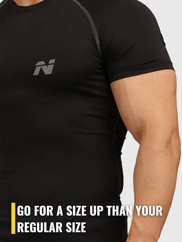HouseOfCommon Men Black Nylon T-Shirt - Image 5