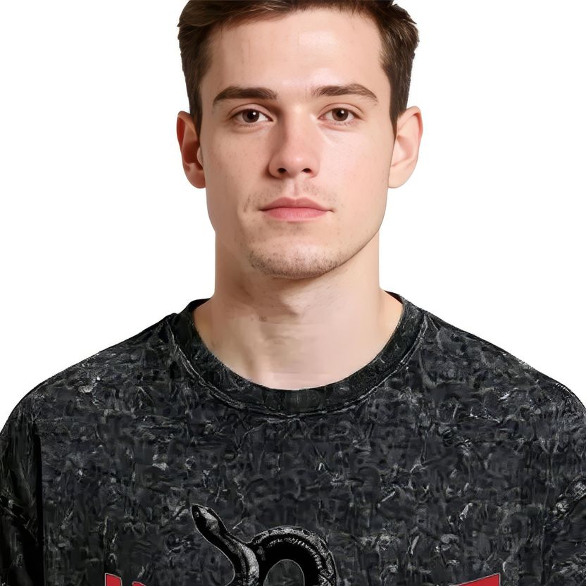 BEEFITS Men Black Cotton T-Shirt - Image 4