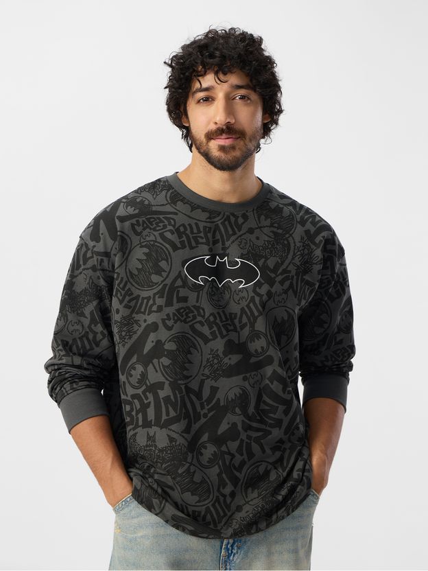 The Souled Store Men Grey Cotton T-Shirt - Image 5
