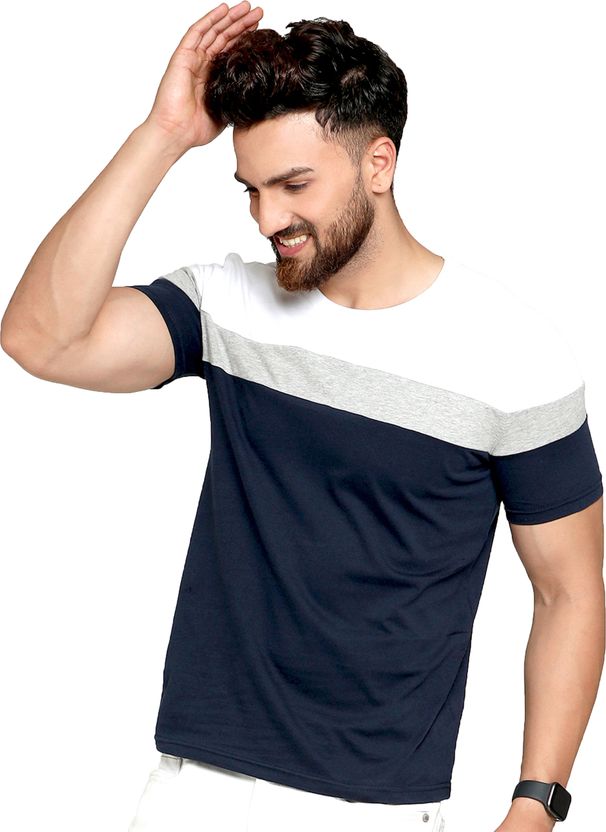 Flipkart SmartBuy Striped Multicolor T-Shirt - Image 2