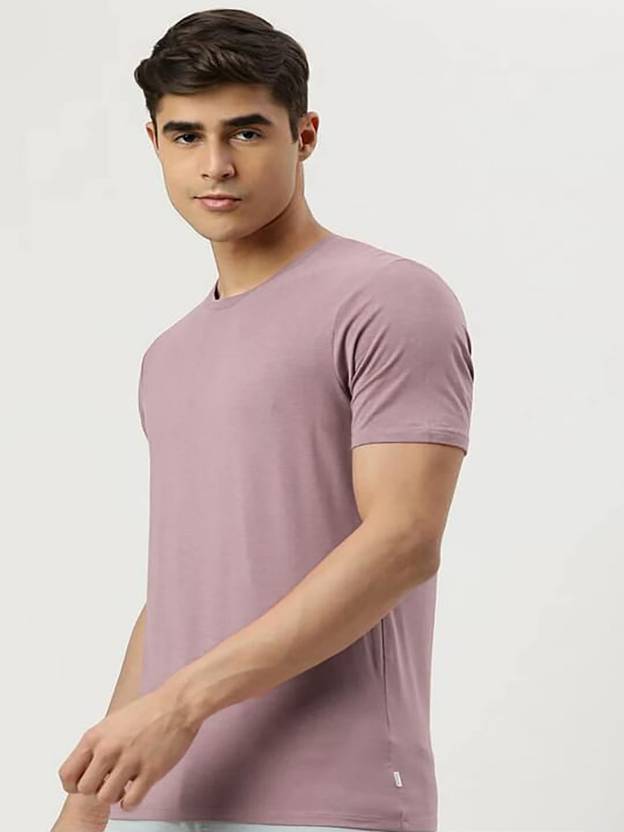 9LKHA Solid Men Round Neck Multicolor T-Shirt