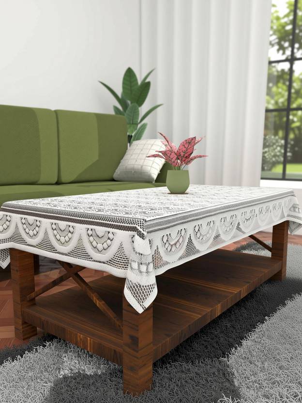 KUBER INDUSTRIES Cotton 4 Seater Geometric Table Cover