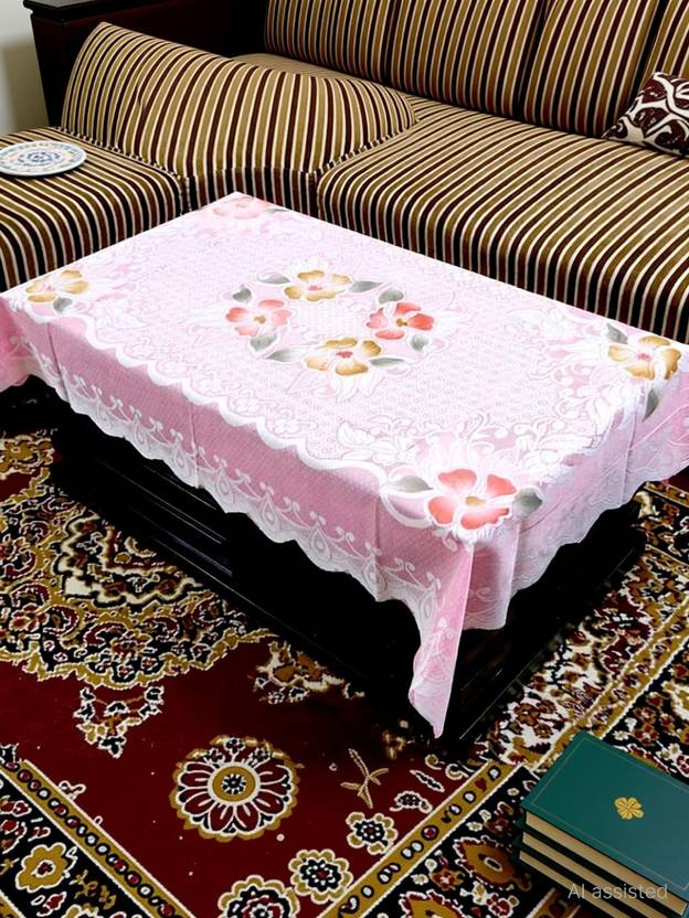 KUBER INDUSTRIES Cotton 4 Seater Printed Table Cover