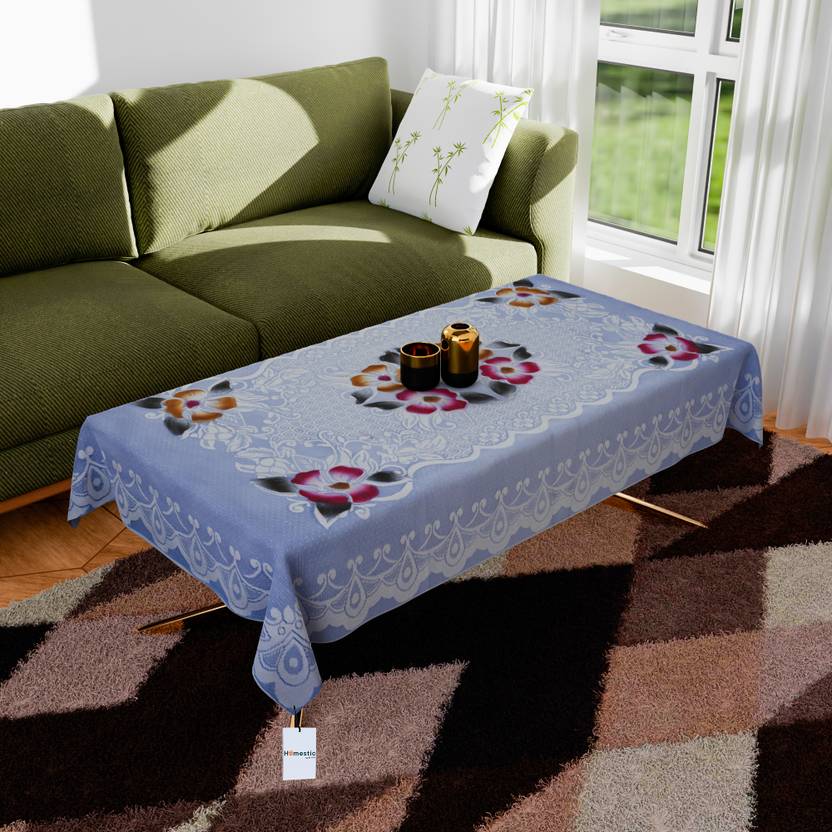 HOMESTIC Cotton 4 Seater Floral Table Cover