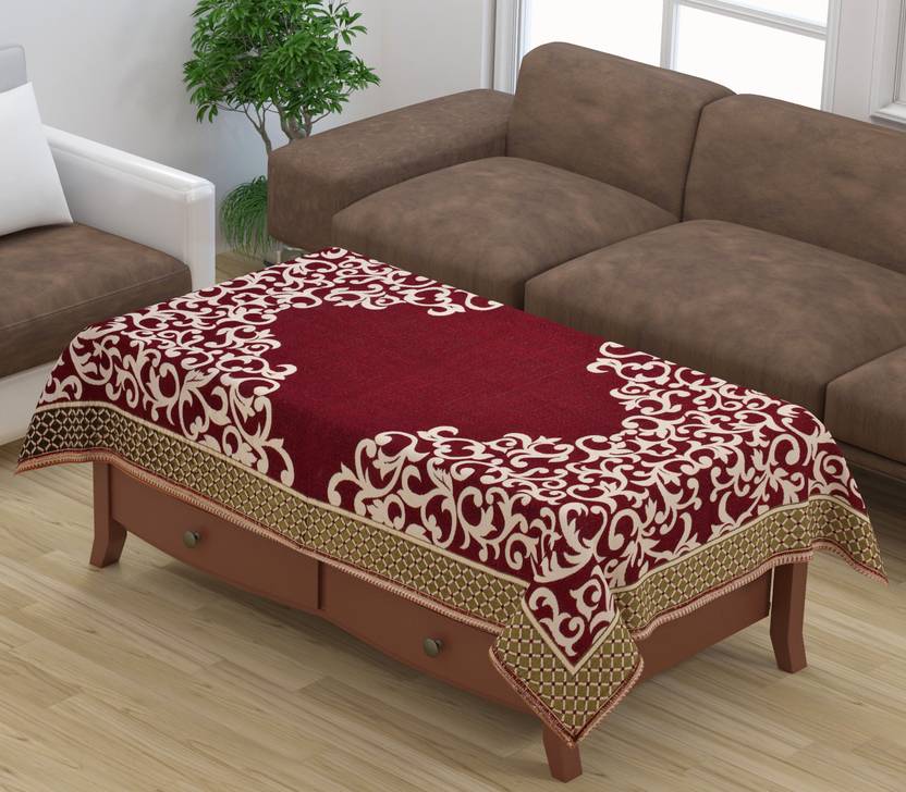 DFH Cotton 4 Seater Floral Table Cover