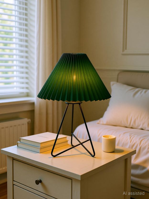 Glowhere Retro Wire Base Table Lamp, Off-White - Image 8