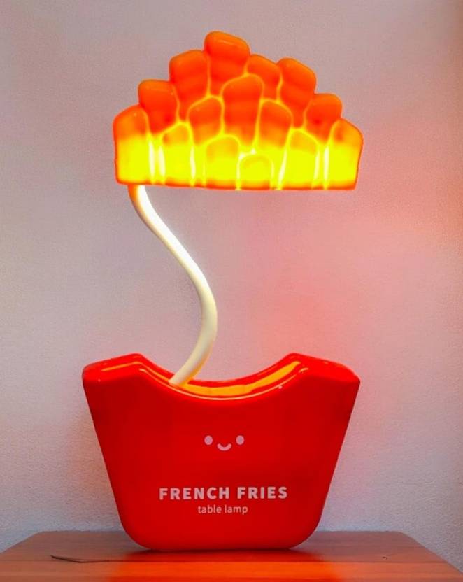 Barbarik French Fries Delight: Folding LED Night Lamp for Kids (Pack of 1) Night Lamp