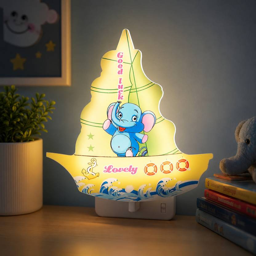 Chocozone Elephant Night Lamp for Room Plug in Night Light for Kids Room Night Lamp