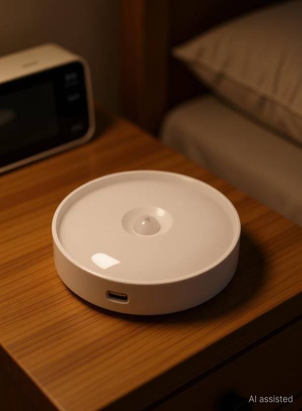DIVYAMSHOPEE USB Rechargeable Motion Sensor Light Table Lamp