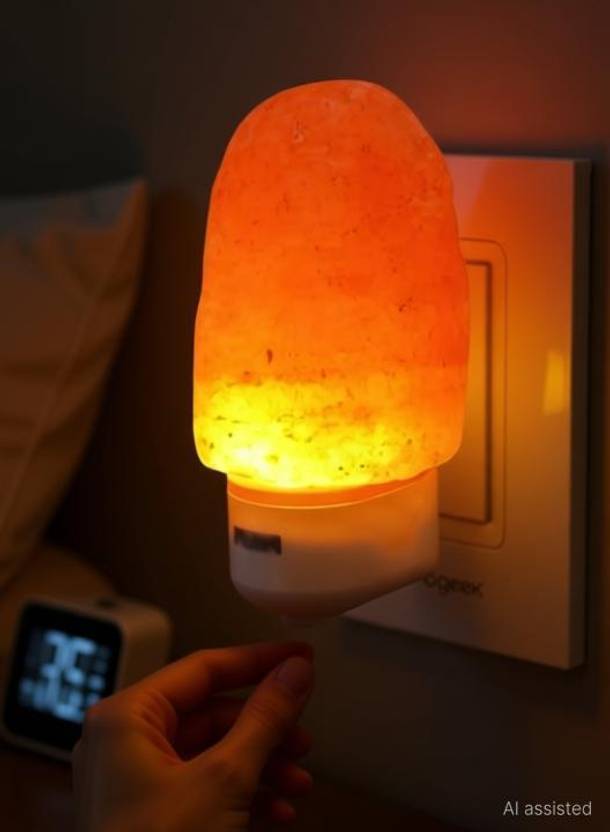 AKH69 Himalaya Rock Salt Lamp Wall Lamp Night Lamp Night Lamp