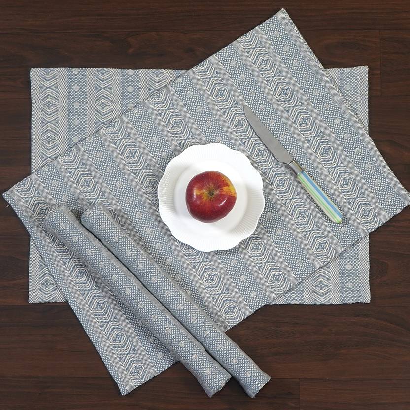 ODE & CLEO Grey Organic Cotton Table Linen Set