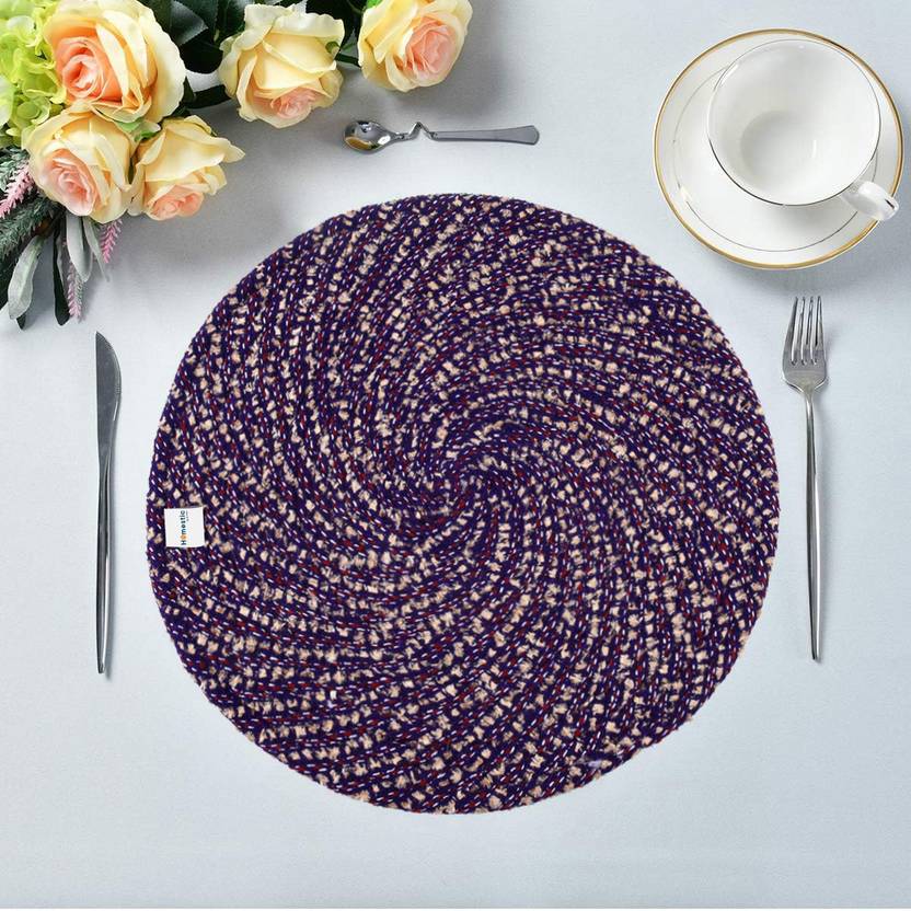 HOMESTIC Round Pack of 1 Table Placemat