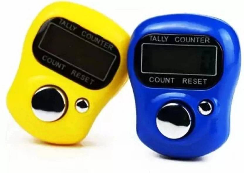 Bravitystore Digital 5 Digit Counting Machine Tasbeeh Tally Finger Counter (Multicolour) Digital Tally Counter