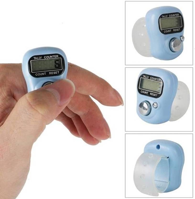 Bekner 1 Pcs Digital Finger Tally Counter Chanting, Tasbeeh Digital Tally Counter